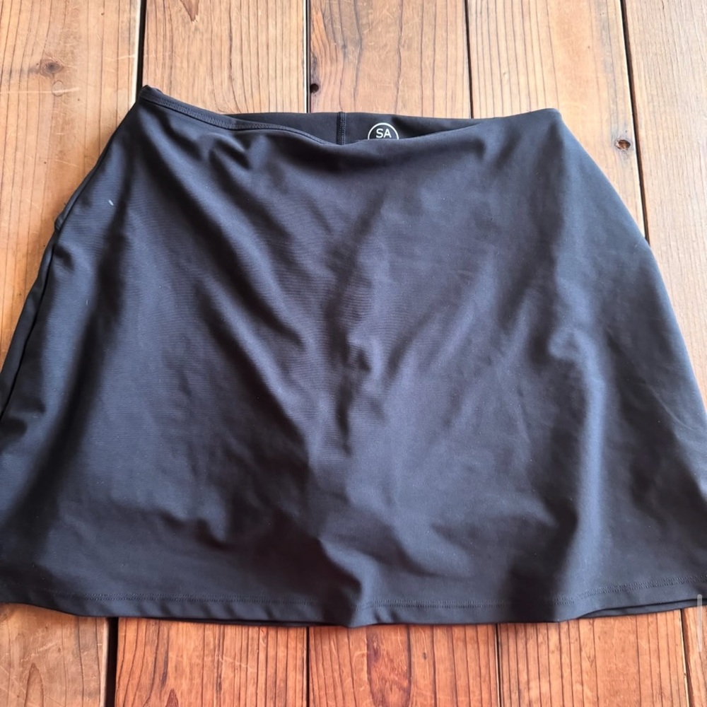 Black Athletic Women's Skirt